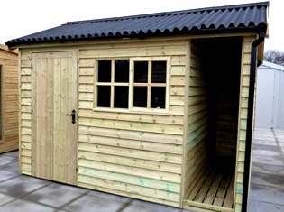 Traditional Timber Shed From 1st Choice Leisure Buildings