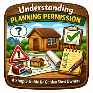 A guide to planning permission for garden sheds. Learn the basics.