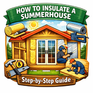 Step by step insulation guide for summerhouses