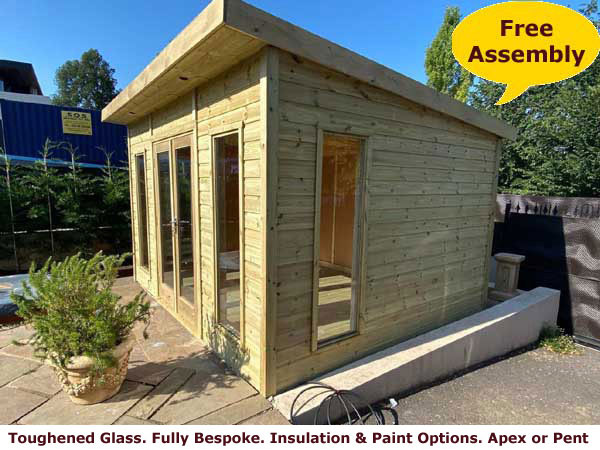 Image of  pressure treated summer building