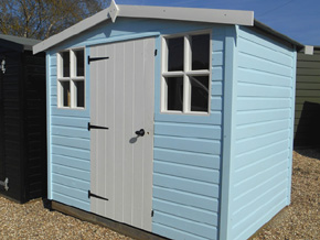 Painted shed