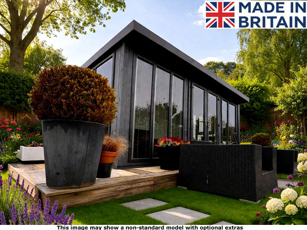 Royal Buckingham double glazed and fully imsulated garden room.