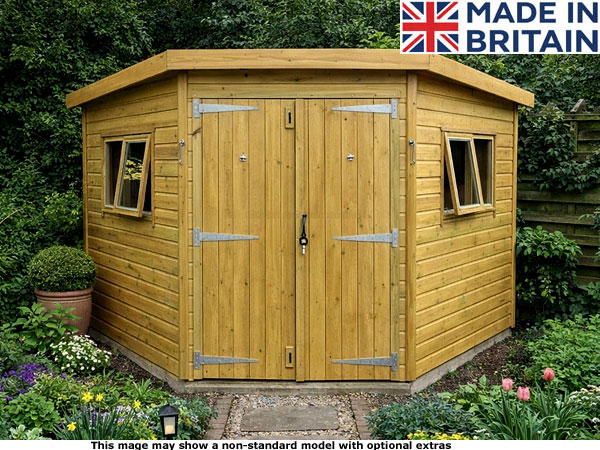 Sapphire Eversley Corner shed.