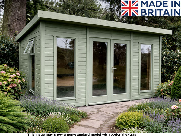 Platinum double glazed and insulated Summerhouse.