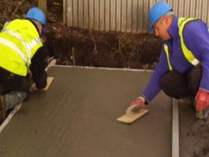 How a Lidget Concrete Garage Is Built | Step by Step 1 Building a base for concrete garage