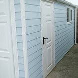 Lidget Concrete Garages Standard Options 15 Lidget Compton Pent Concrete Garage PVCu Wall Cladding