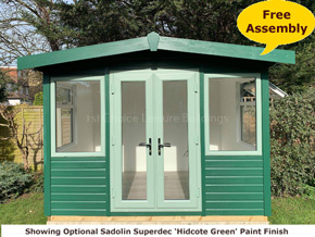 Sadolin Superdec Hidcote Green Stain - 1st Choice Leisure Buildings