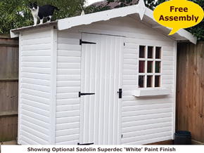 Sadolin Superdec White Wood Stain - 1st Choice Leisure Buildings