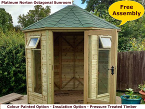 image of Platinum Norton Octagonal summerhouse