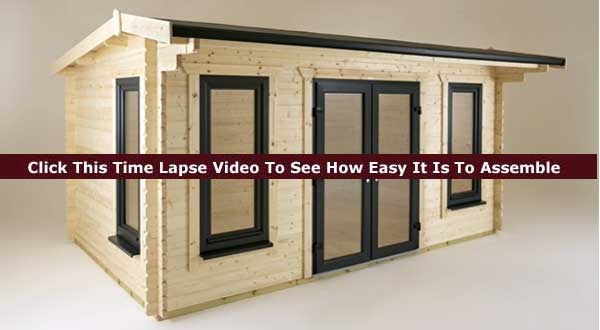 See time lapse video and see how easy these cabins are to build