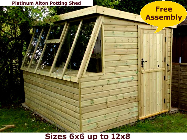 Platinum Alton roof Potting Shed
