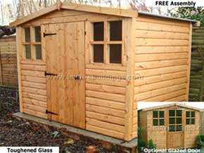 Diamond Wooden Apex Shed - 1st Choice Leisure Buildings