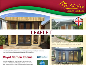 Royal Garden room leaflet