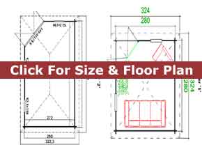 Trentan Esher Corner Cabin Floor Plan