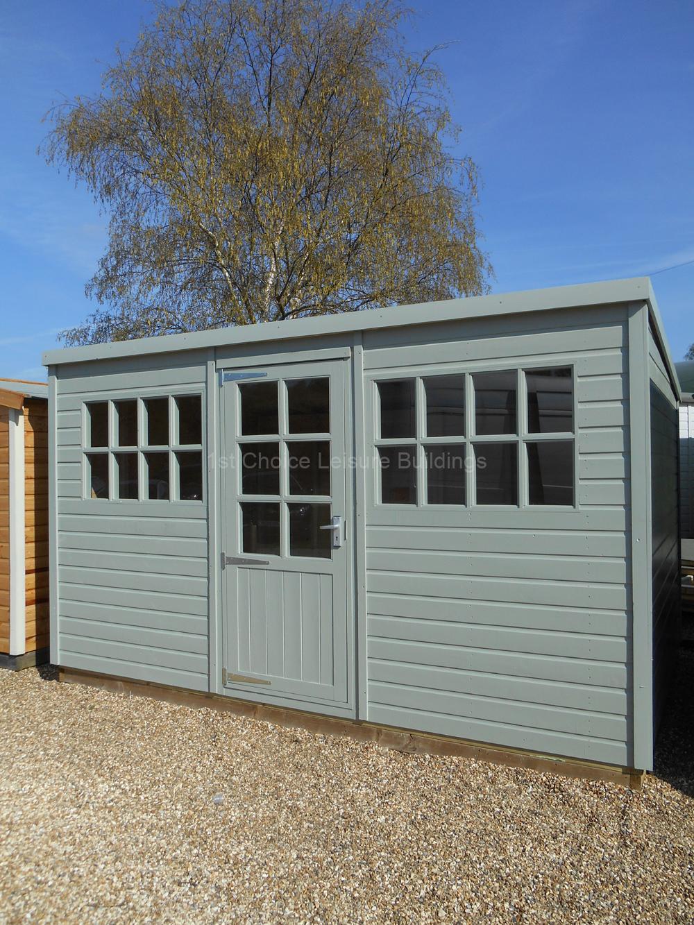 1st Choice Diamond Chichester Apex Pent Made To Measure Garden Shed With Free Fitting 103
