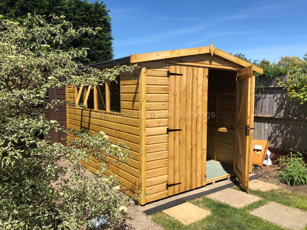 1st Choice Diamond Chichester Apex Pent Made To Measure Garden Shed With Free Fitting 78