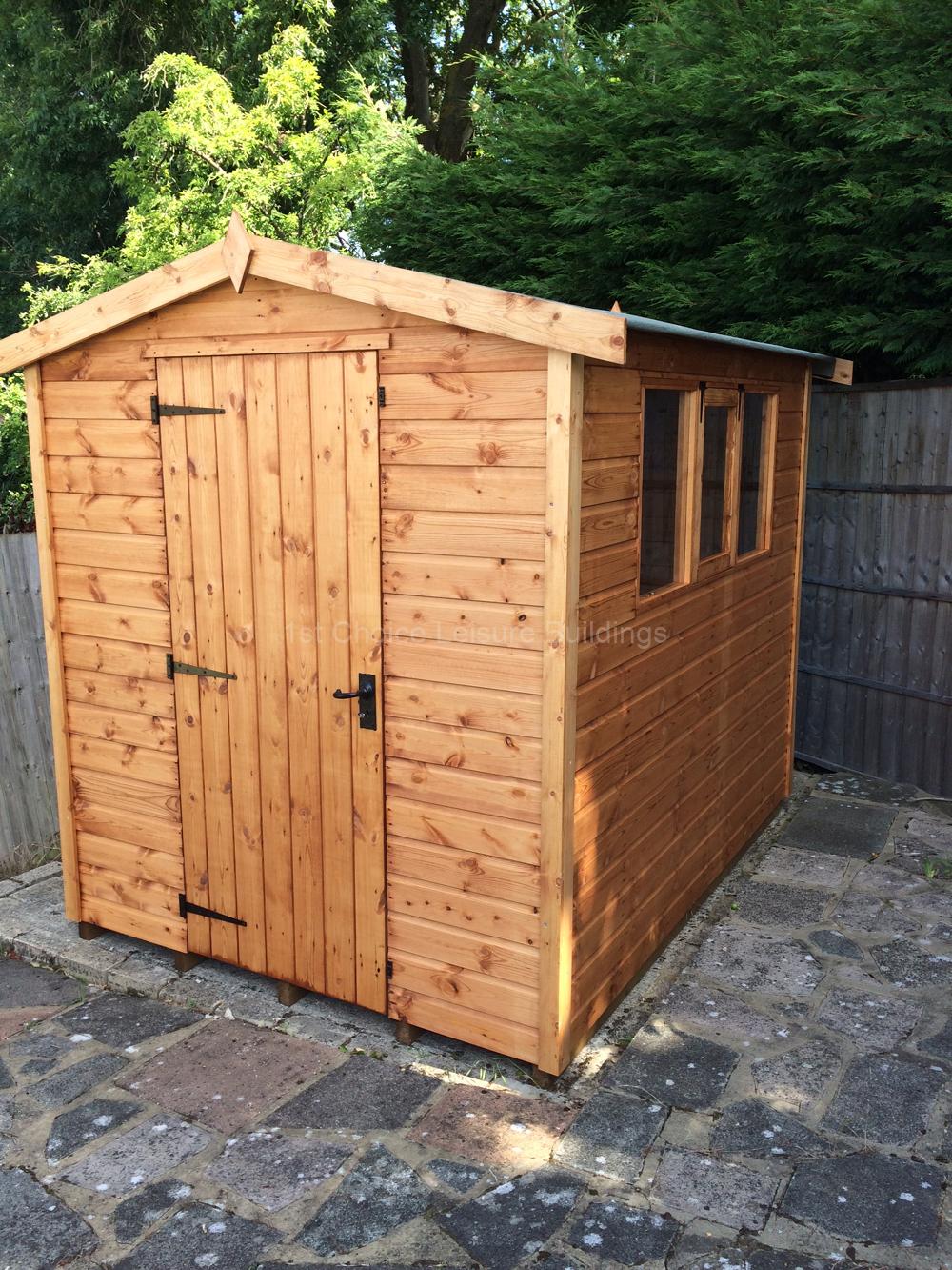 1st Choice Diamond Chichester Apex Pent Made To Measure Garden Shed With Free Fitting 36