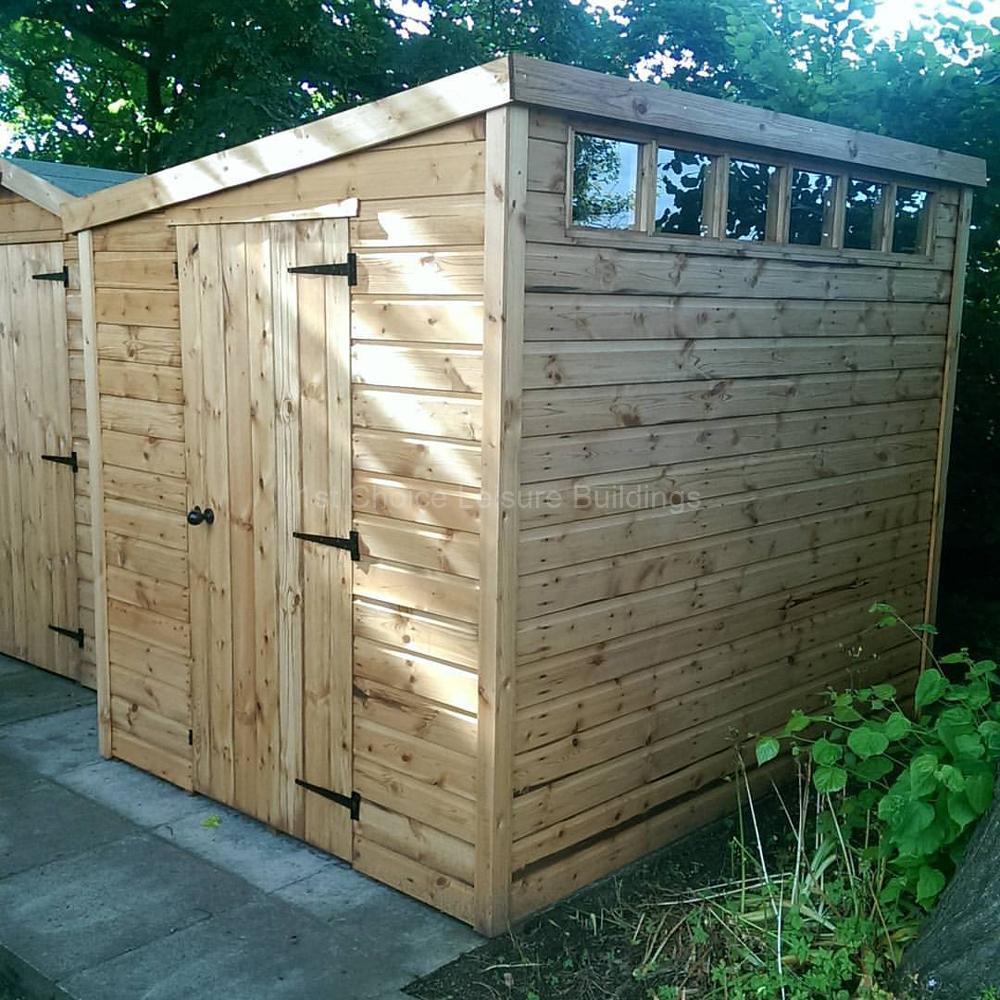 1st Choice Diamond Chichester Apex Pent Made To Measure Garden Shed With Free Fitting 34