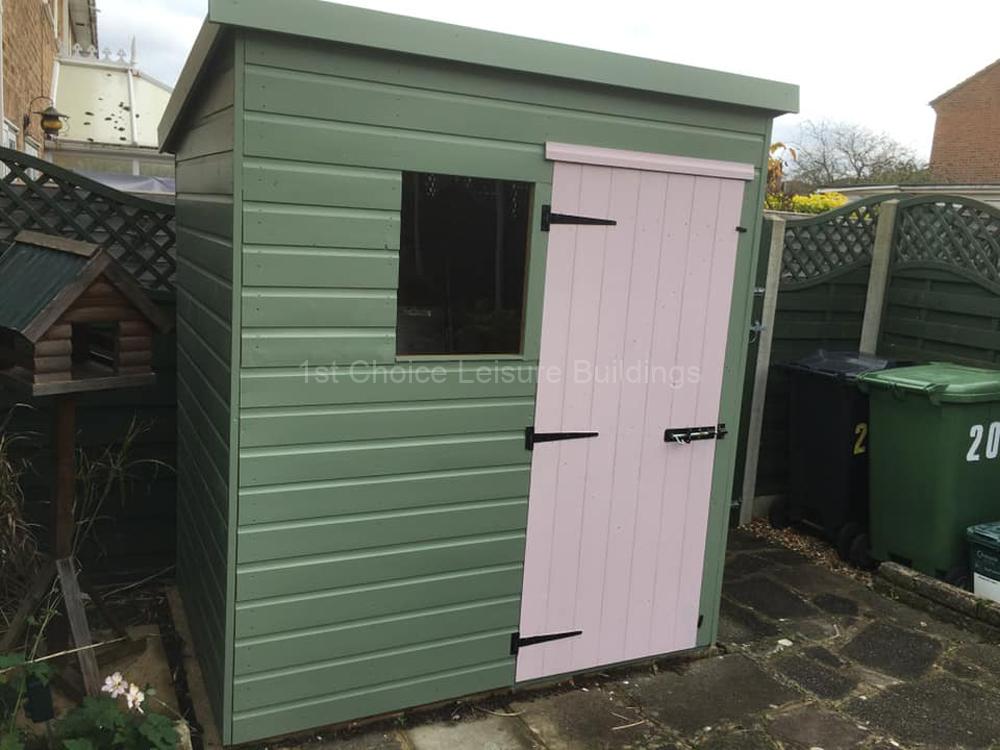 1st Choice Diamond Donnington Budget Wooden Shed - Assembled Free4