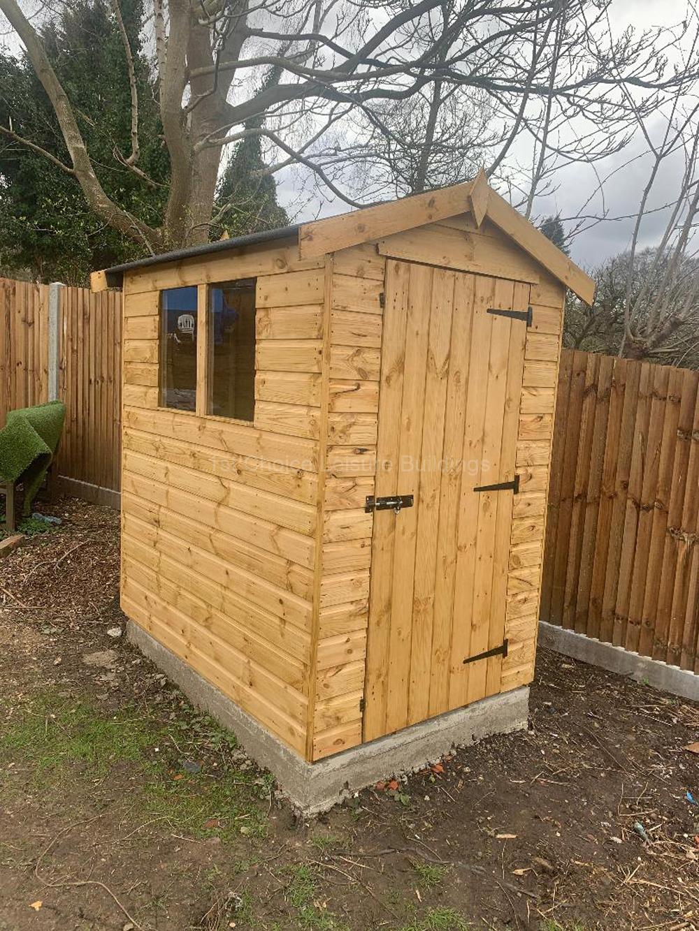 1st Choice Diamond Donnington Budget Wooden Shed - Assembled Free6