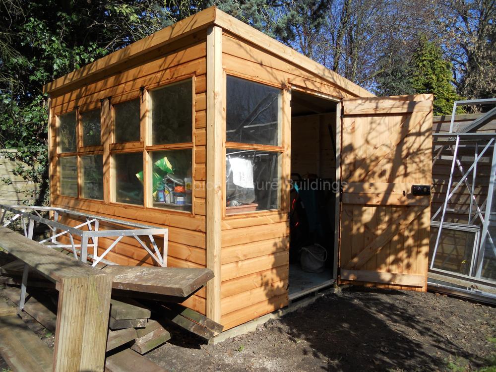1st Choice Diamond Portslade Pent Wooden Potting Shed With Free Assembly 5