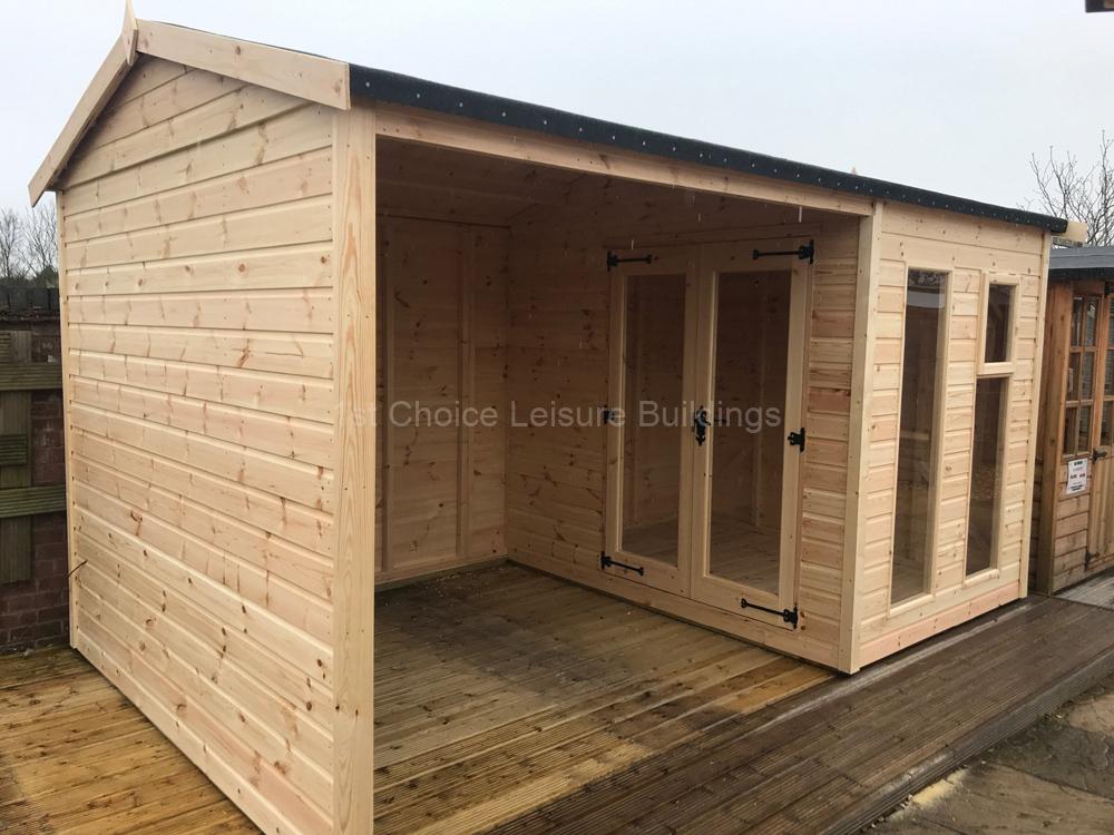 1st Choice Diamond Sheringham Fully Bespoke Summerhouse Withn Shelter With Free Fitting 2