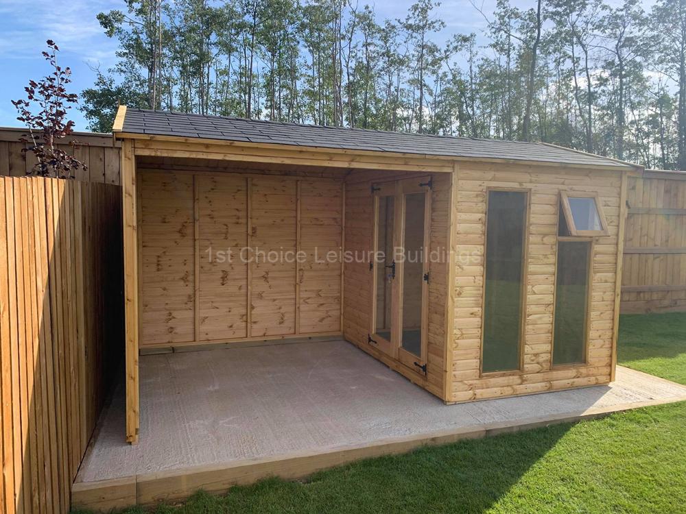 1st Choice Diamond Sheringham Fully Bespoke Summerhouse Withn Shelter With Free Fitting 1