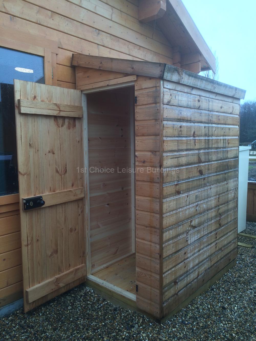 1st Choice Diamond Shoreham Narrow Wooden Shed With Free Installation 6