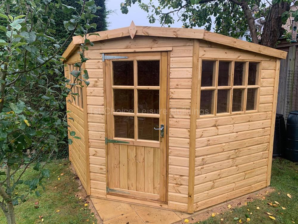 1st Choice Diamond Timber Worthing Corner Summerhouse - Includes Free Assembly 17