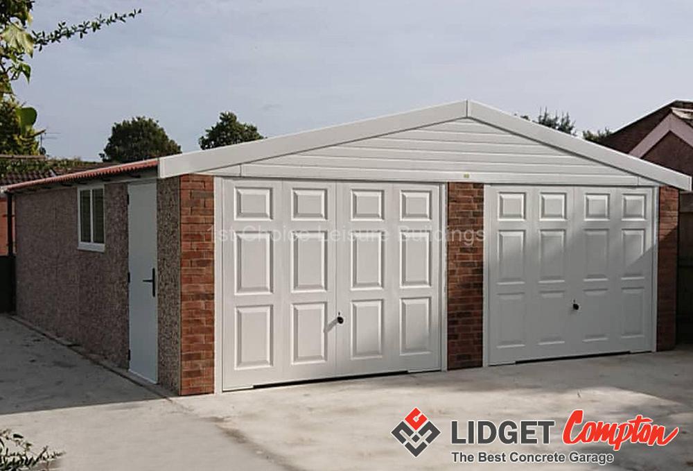1st Choice Lidget Apex Sectional Concrete Garage for Sale