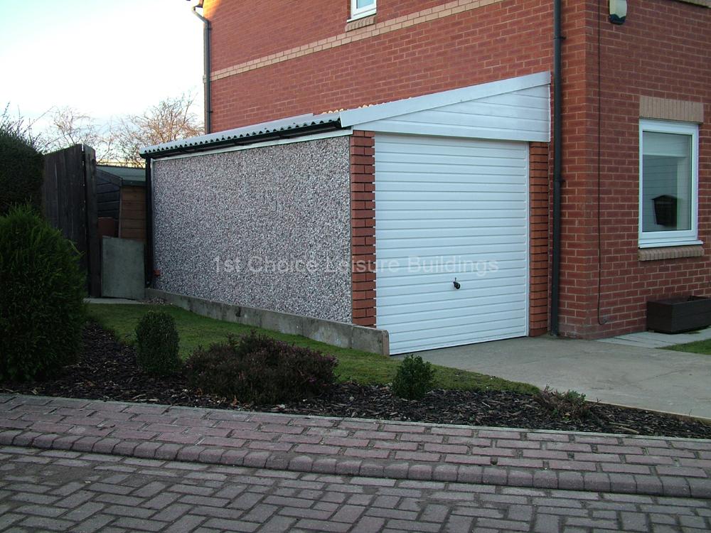1st Choice Lidget Lean To Concrete Garage Side Of House