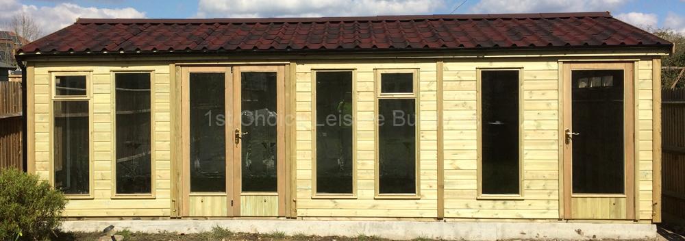 1st Choice Platinum Bespoke Multi Room Summerhouse With Free Assembly 75