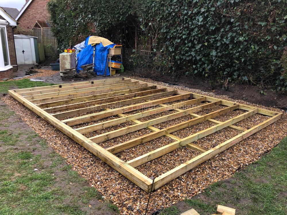 1st Choice Standard Timber Subframe Base for Sheds Summerhouses Log Cabins and Workshops 11