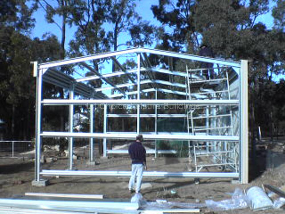 Building Steel Frame Field Shelter 2