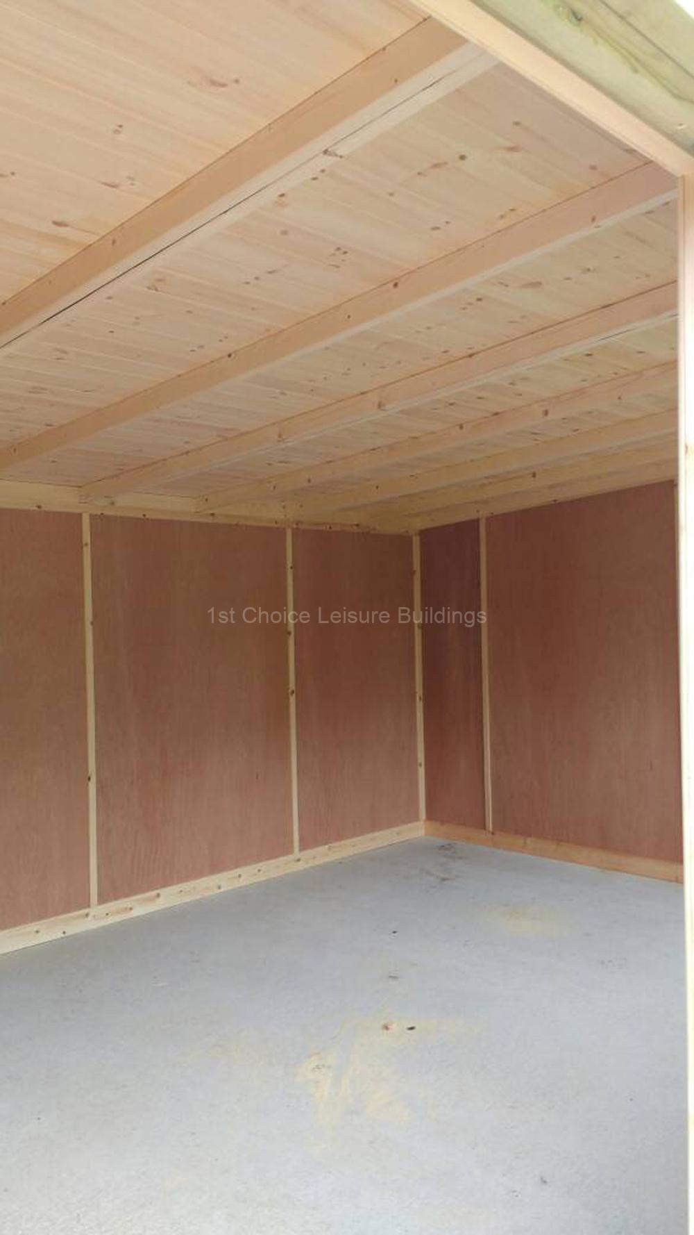 Summerhouse - Garden Workshops - Garden Rooms Plywood Lining And Insulation 3