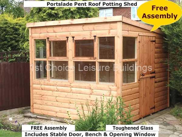diamond portslade pent potting shed