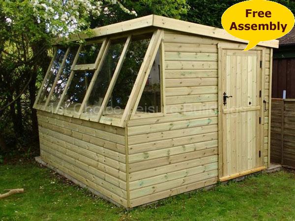 1st Choice Platinum Alton Pressure Treated Traditional Potting Shed With Free Assembly 1