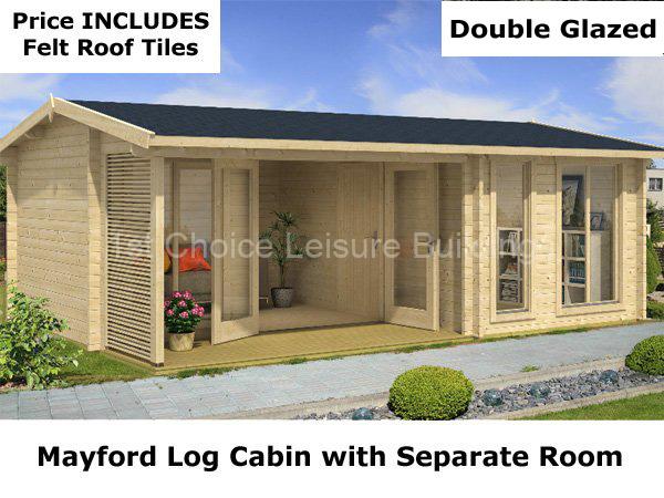 Trentan Mayford Two Room Log Cabins.