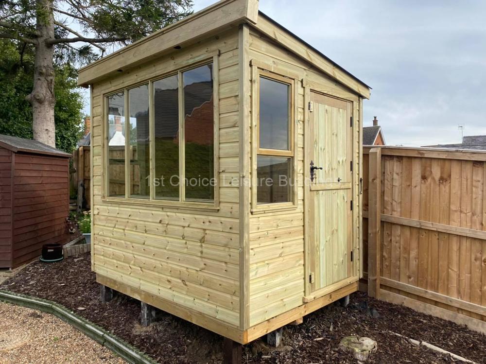 1st Choice Platinum Medstead Pent Pressure Treated Potting Shed With Free Assembly 27