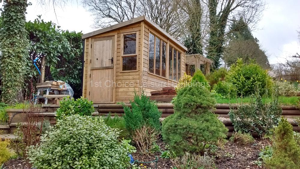 1st Choice Platinum Medstead Pent Pressure Treated Potting Shed With Free Assembly 14