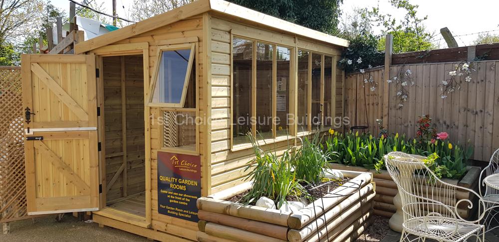 1st Choice Platinum Medstead Pent Pressure Treated Potting Shed With Free Assembly 39