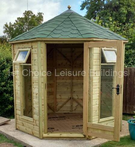 1st Choice Platinum Titchfield Transverse Apex Tanalised Timber Shed With Free Assembly 5