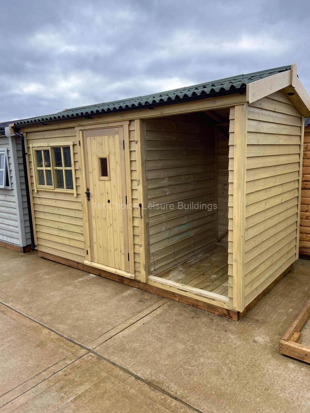 1st Choice Platinum Portsmouth Traditional Pressure Treated Shed With Free Installation 46