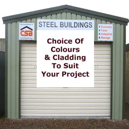 Capital Steel Frame Building Cladding Colours To Suit