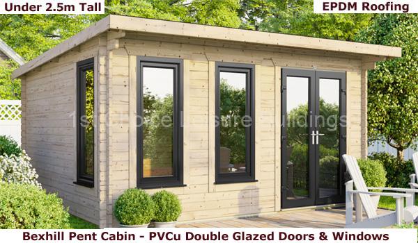 Humber Bexhill Pent Cabin Doors on Left OR Right