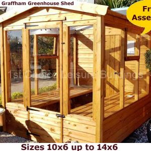 Diamond Graffham 10x6 Greenhouse Shed.