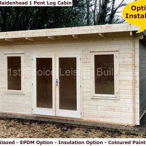 Trentan Maidenhead 1 Pent Log Cabin
