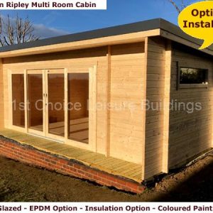 Trentan Ripley Multi Room Log Cabin.