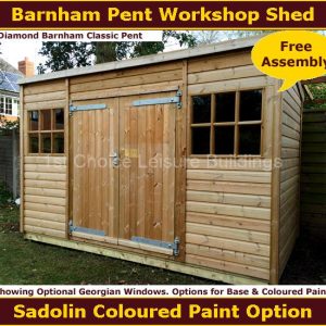Diamond Barnham Pent Garden Shed 1.