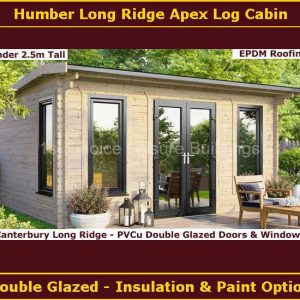 Humber Long Ridge Apex Log Cabin 1